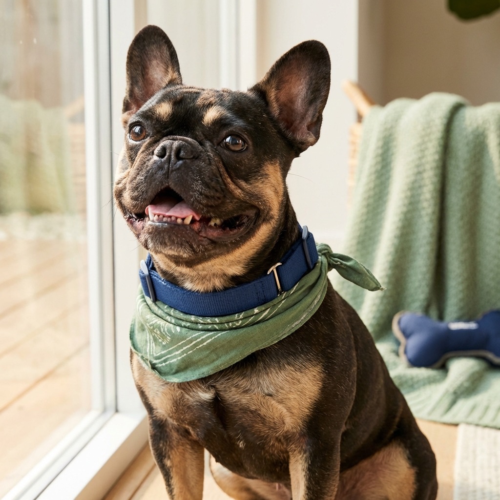 Dog enjoying pet sitting service