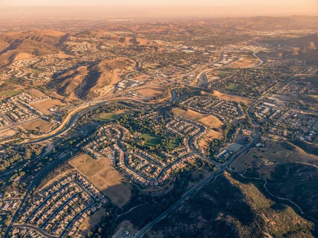Map of Riverside California service area